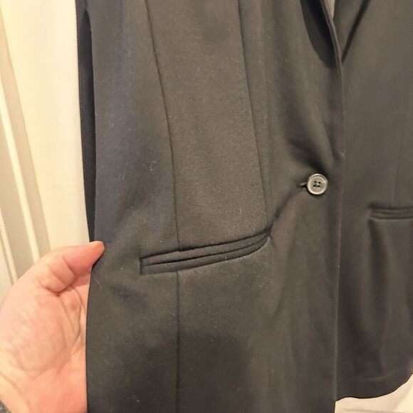 Old Navy Pixie Blazer Size Large Black One-Button Academia‎ Goth Whimsigoth - Picture 4 of 9